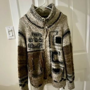 Aritzia- Wilfred Free- Alpaca/ Wool Zip Up Sweater